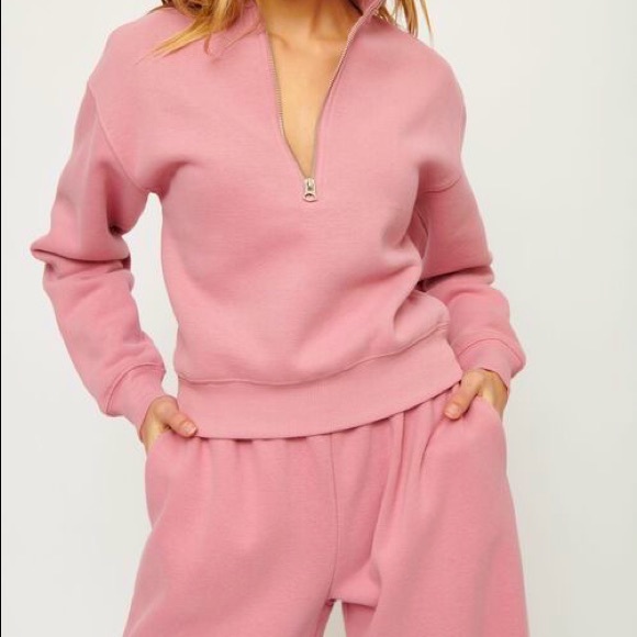 Dynamite| Half Zip Sweatshirt - Picture 3 of 3